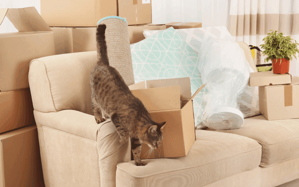 Tips for Stress-Free Moving with Cats 1 moving house with a cat