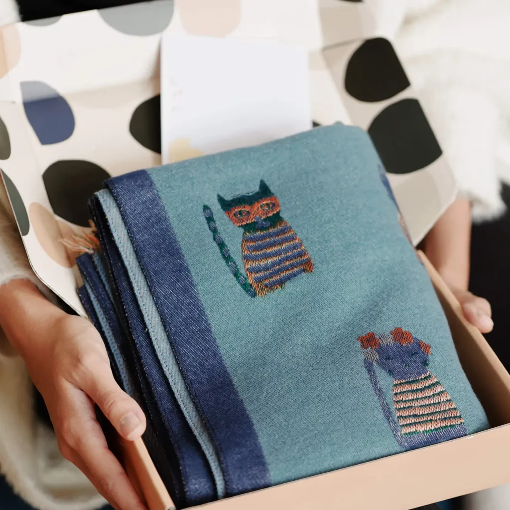 Cashmere Blend Cat Scarf
