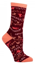 brown cat socks