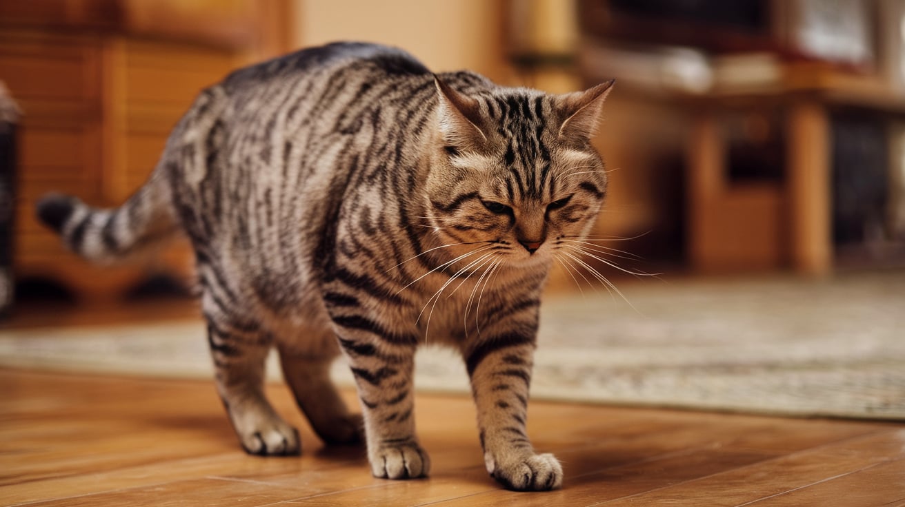 Why Do Cats Arch Their Back? 4 an old cat in pain