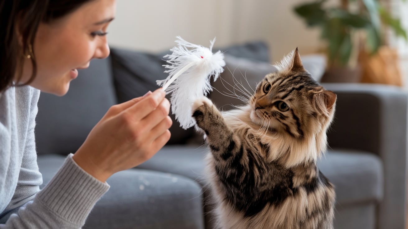 cat playing