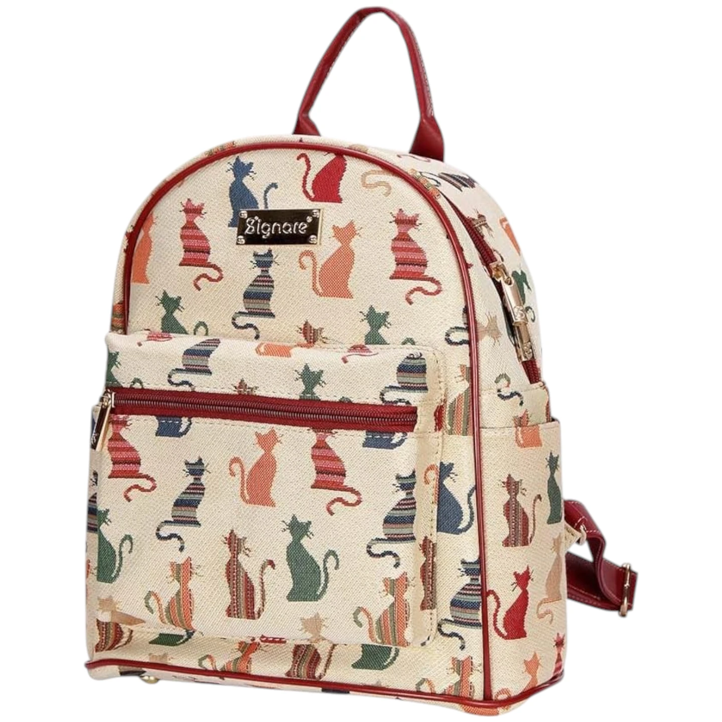 cat print day pack