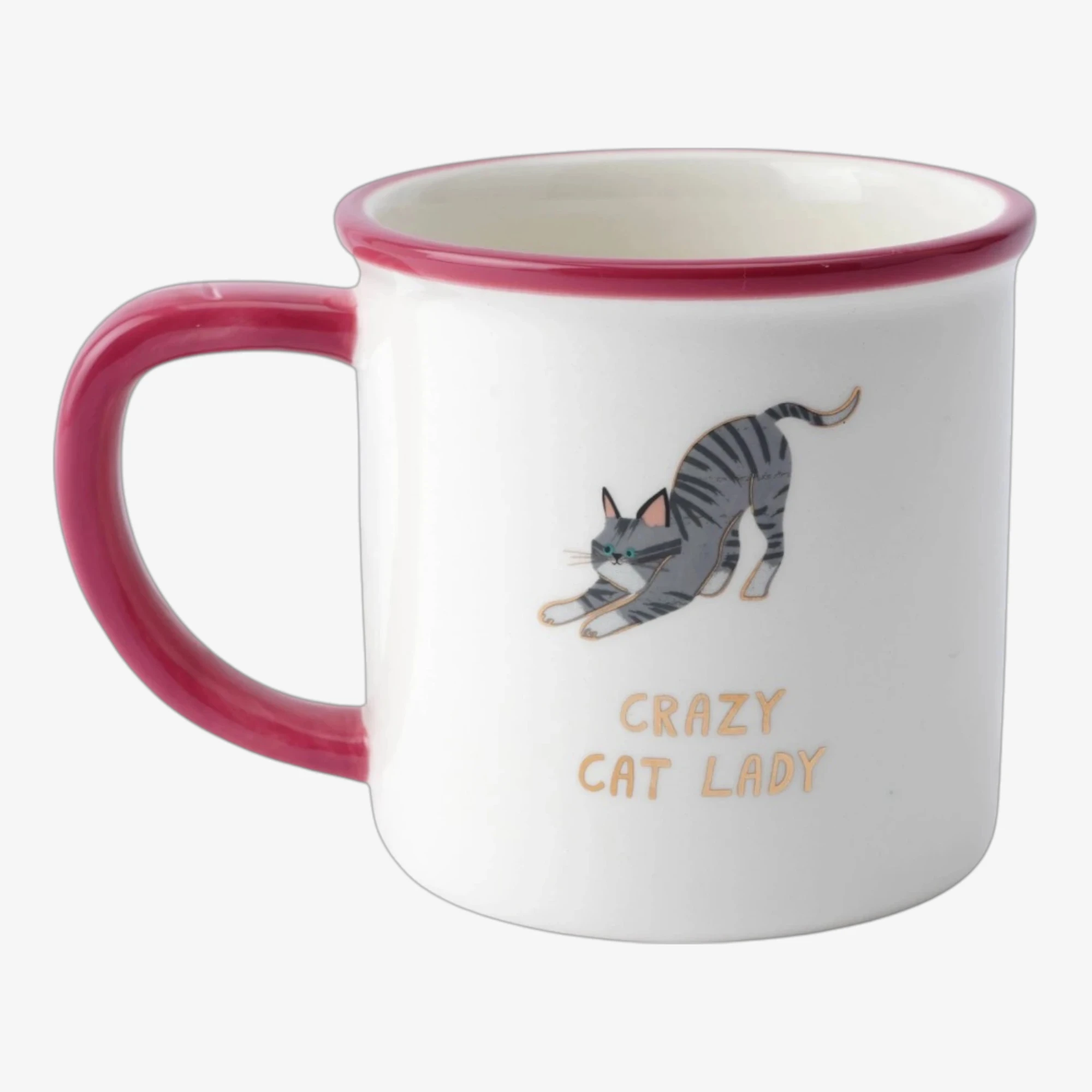 crazy cat lady Porcelain mug
