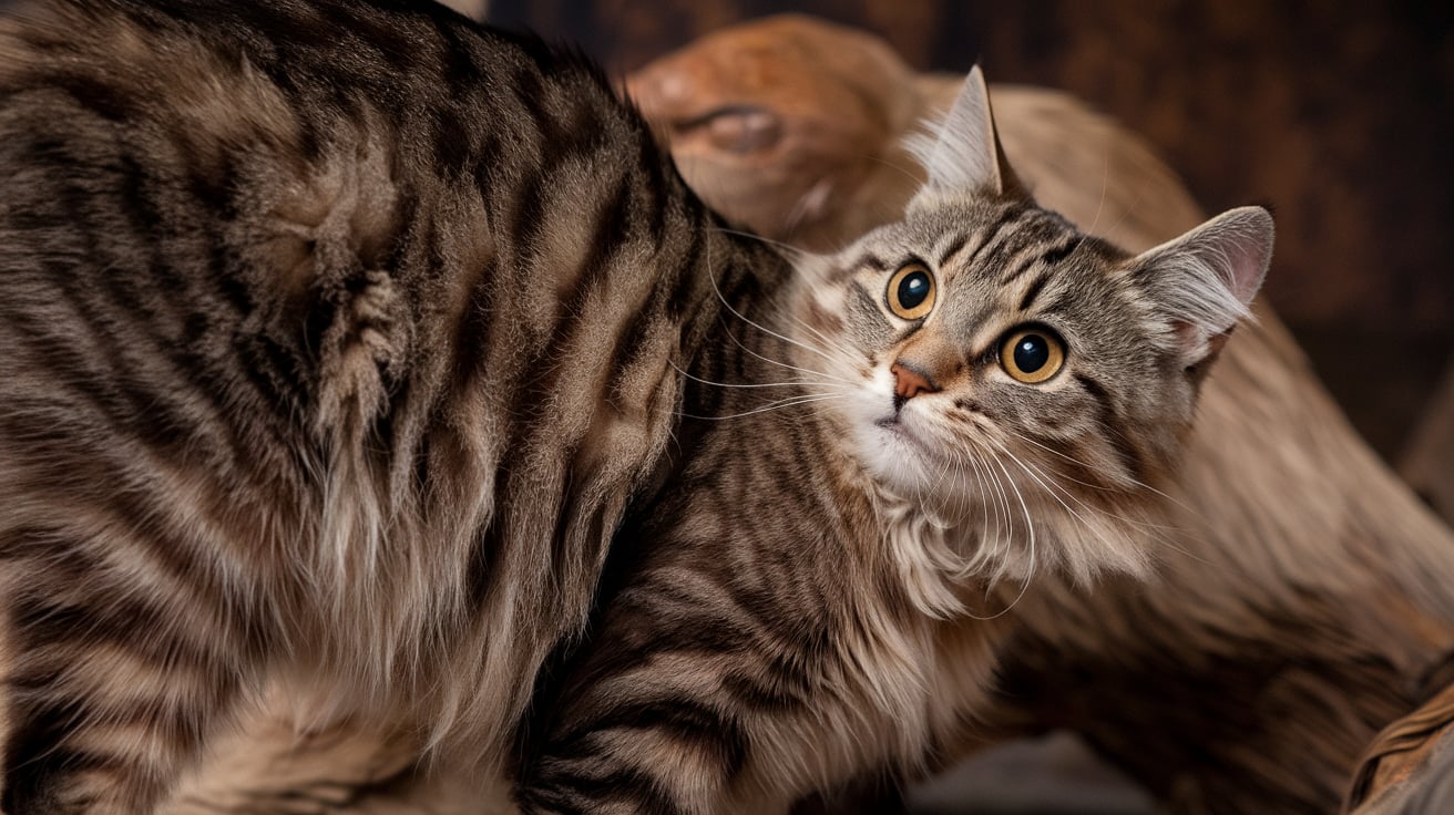 Why Do Cats Arch Their Back? 3 scared cat with arched back