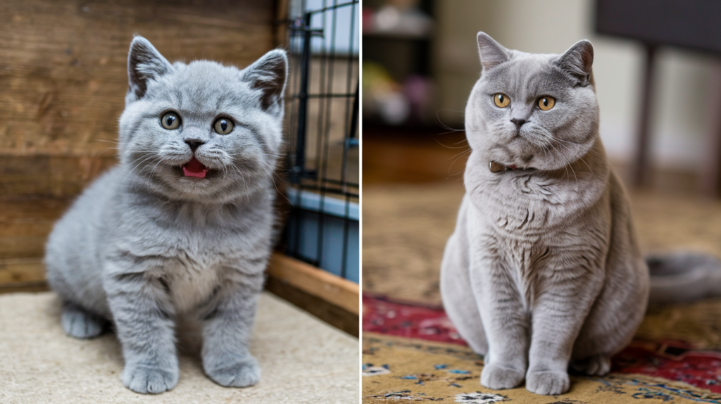 Where to Buy a British Shorthair Cat in the UK: Breeders, Rescues, and Tips 1 British Shorthair kitten from a breeder and rescued British Shorthair cat, showing adoption and buying options.