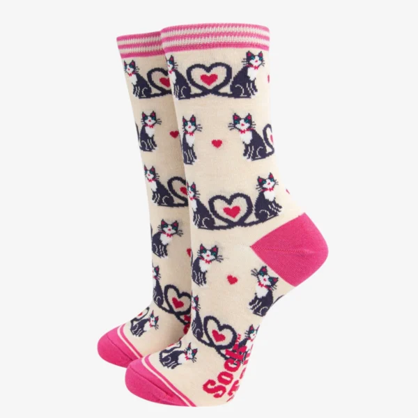Love Heart Tails Bamboo Socks