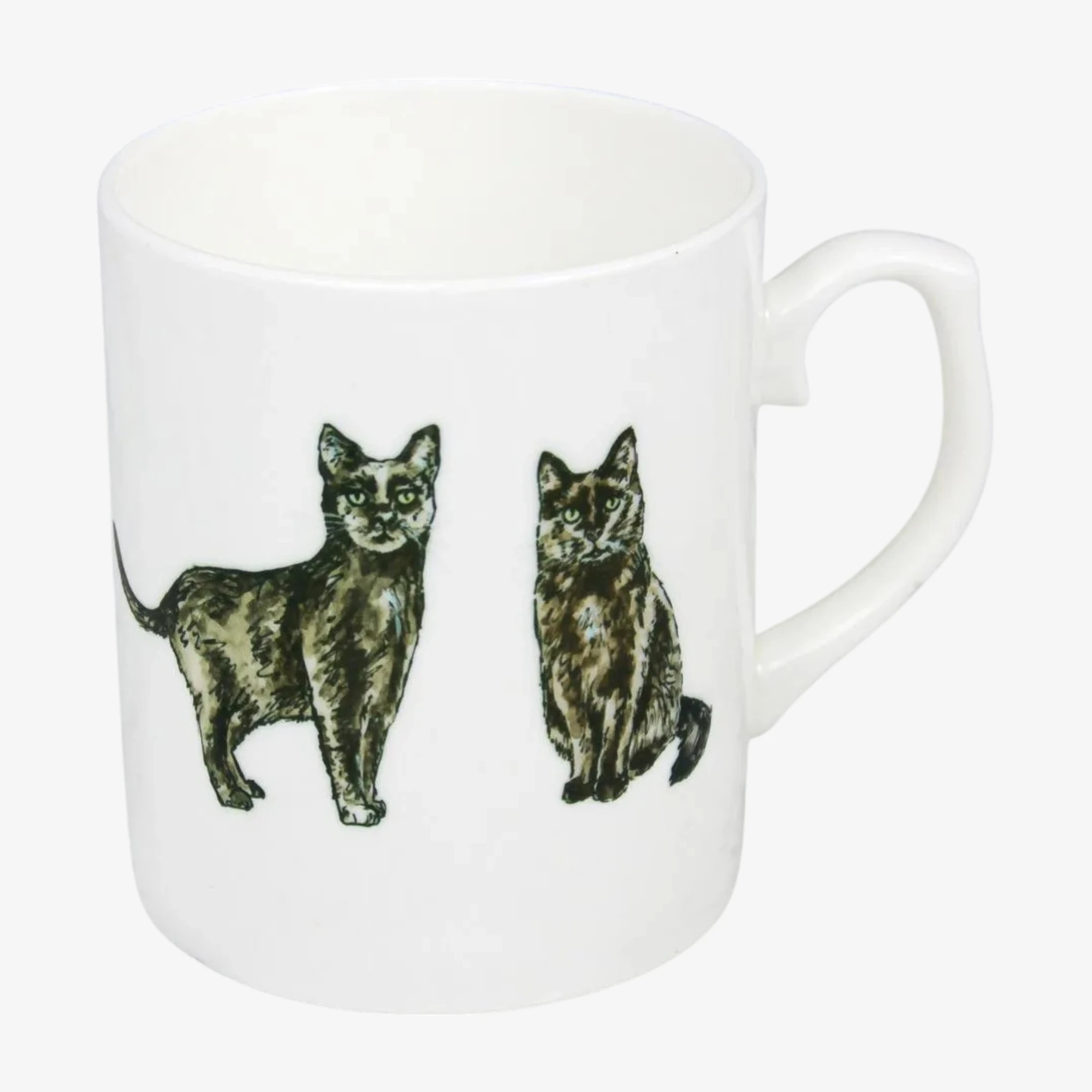 black cat mug