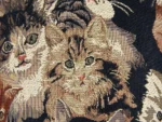 close up design vintage cat sling bag
