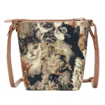vintage cat sling bag